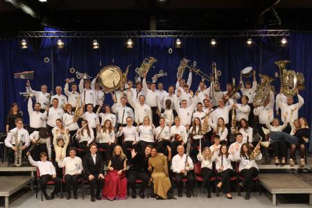 STOLETJE NAVDIHA 50. božično novoletni koncert Godbe Cerknica 88 Foto Ljubo Vukelič
